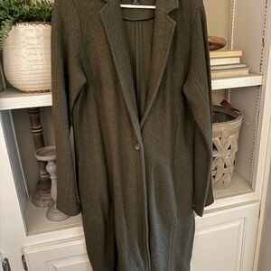 Rachel Zoe Dark Green Trench Coat